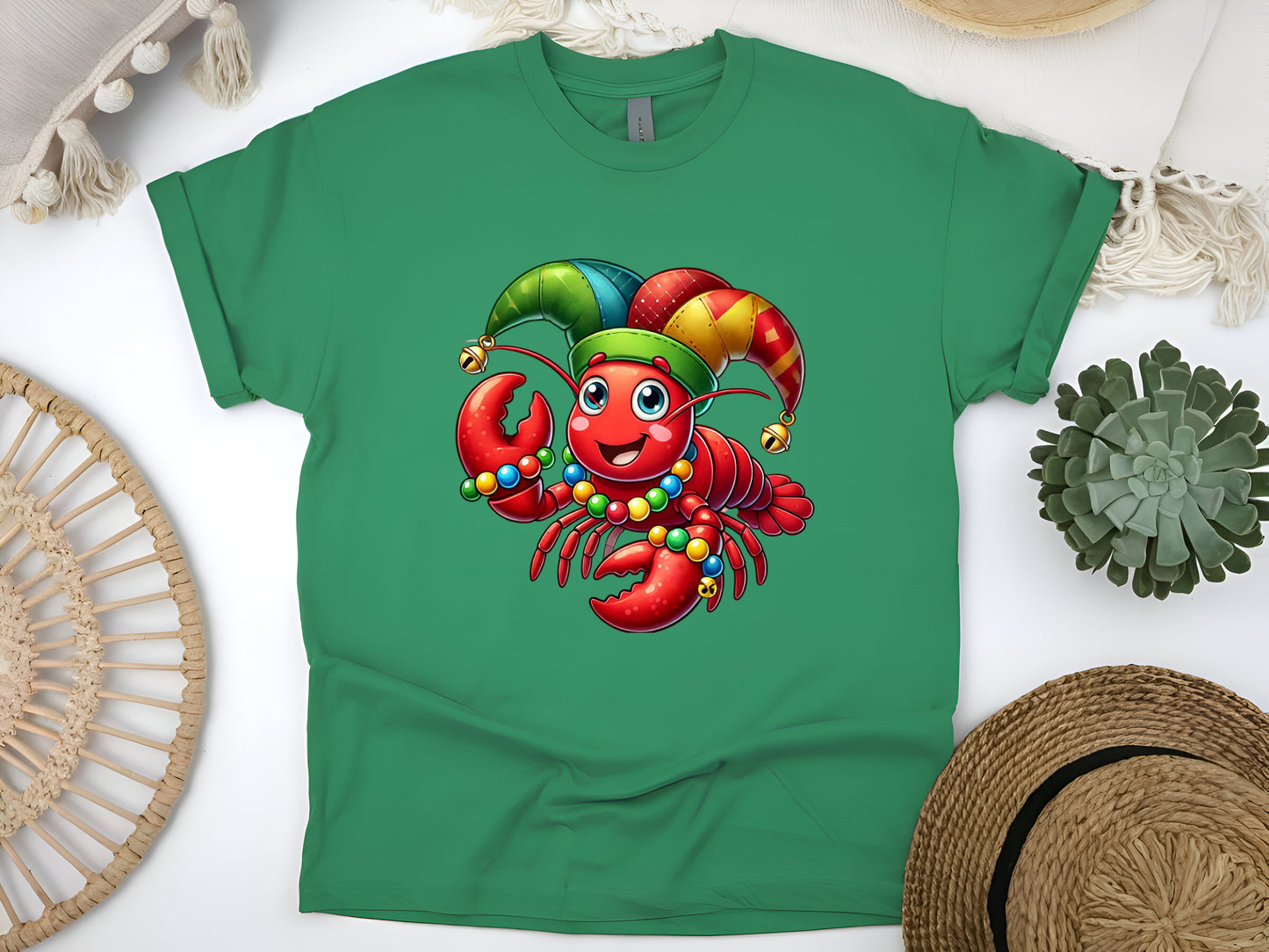 Lobster Mardi Gras T-Shirt, Seafood Festival Shirt, Louisiana Party Outfit