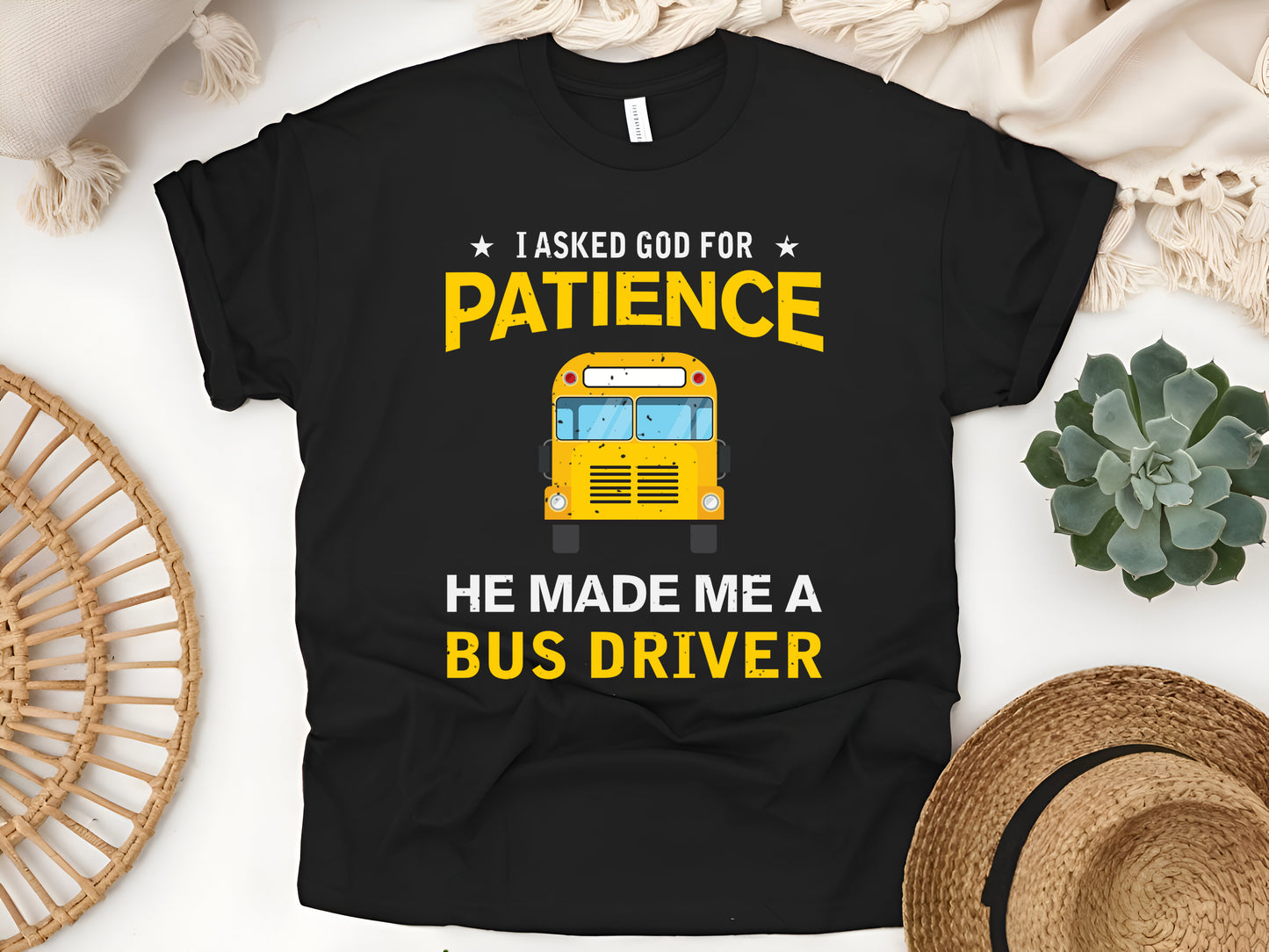 Funny School Bus Driver T-Shirt - Cool & Humorous Bus Driver Gift Tee