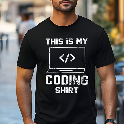 This Is My Coding Shirt Unisex Tee - Funny Programmer Gift