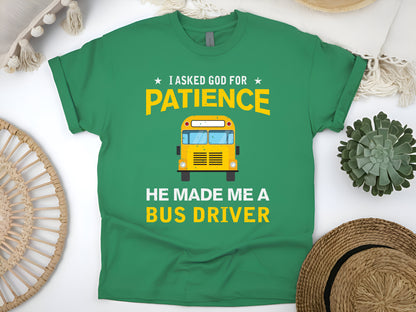 Funny School Bus Driver T-Shirt - Cool & Humorous Bus Driver Gift Tee