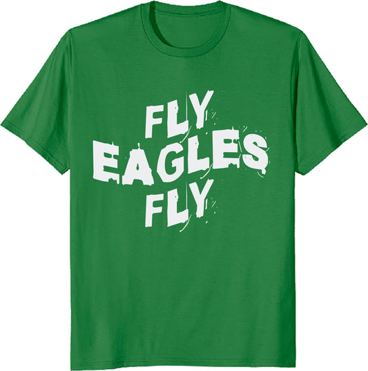 Eagles Fly T-Shirt - Vintage Inspirational Bird Design