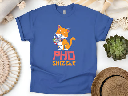 Pho Shizzle T-Shirt - Funny Vietnamese Noodle Soup Tee - Foodie Gift Unisex Shirt