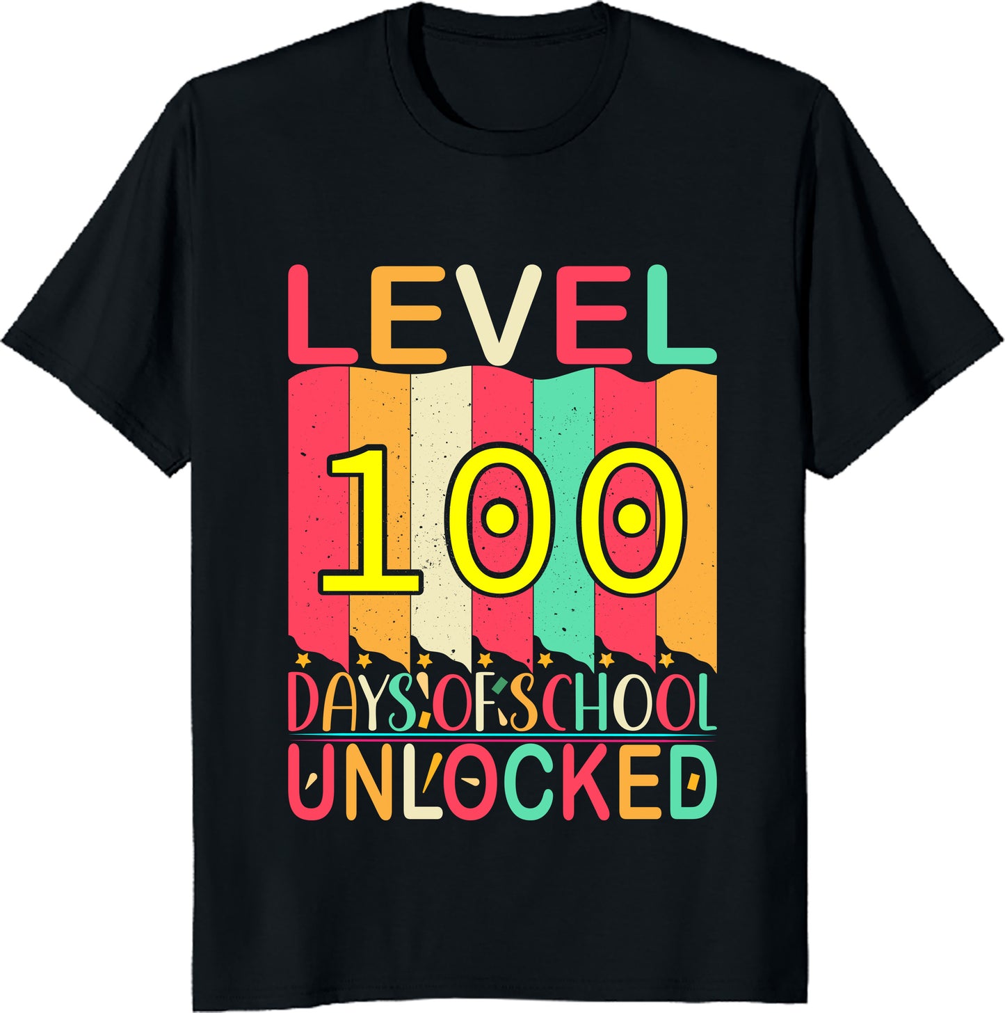 100th Day of School Gamer T-Shirt - Video Game Gift for Kids and Boys