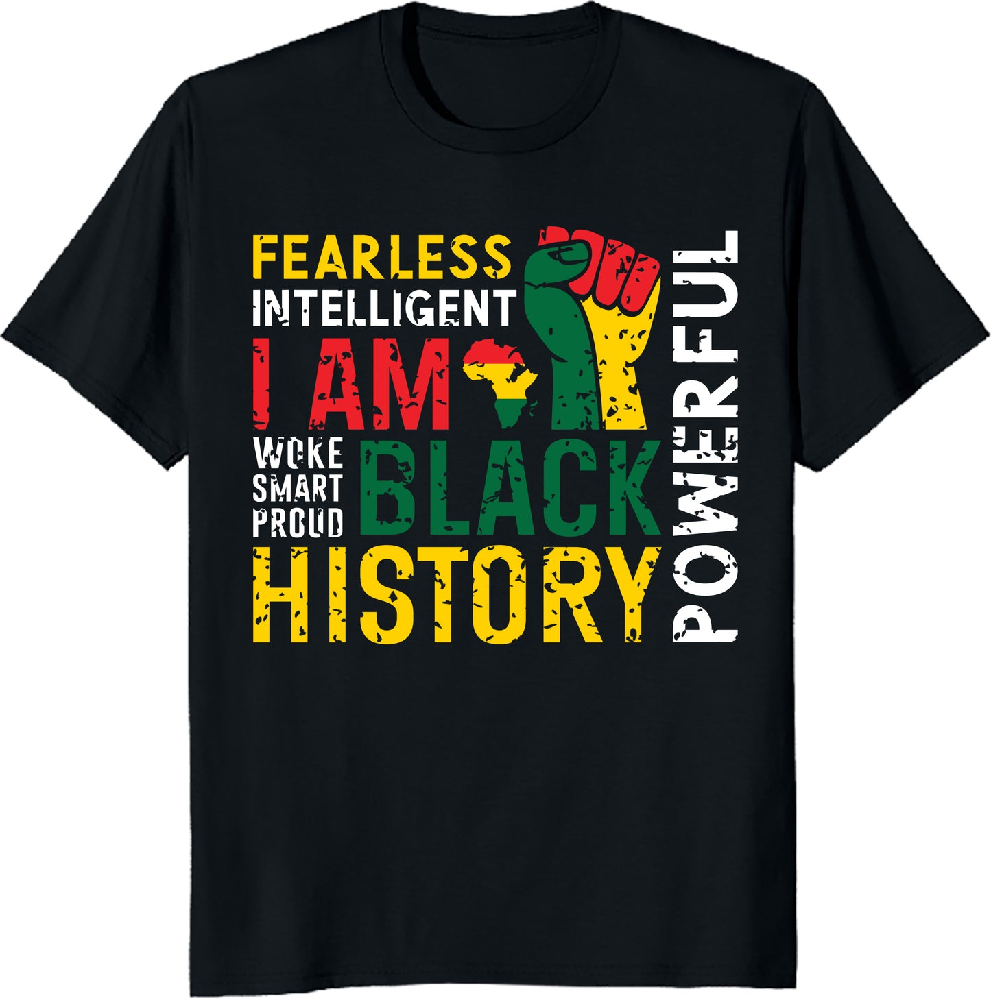 I Am Black History T-Shirt - Cool Black History Month Lifetime Pride Tee