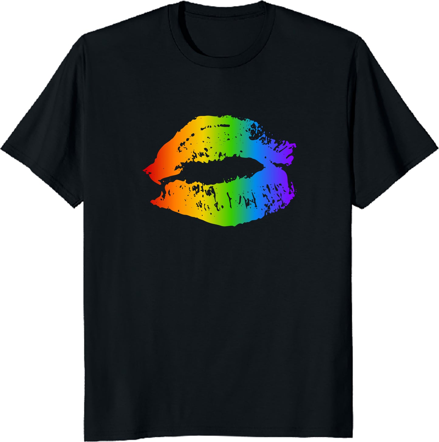 Rainbow Lips Sublimation T-Shirt