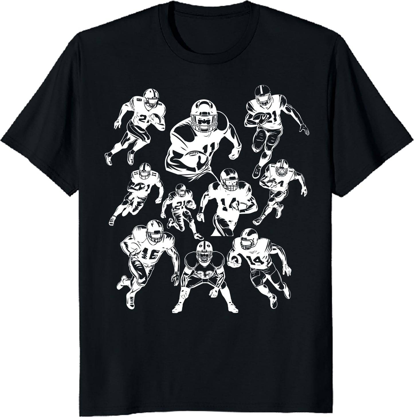 American Football Unisex Tee – Action-Packed Sports Design