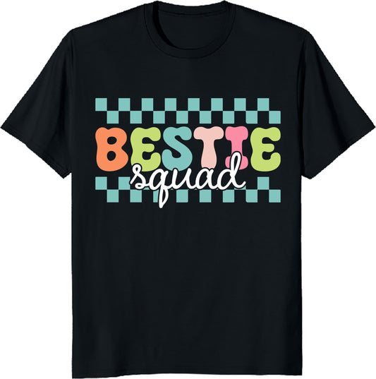 Bestie Squad Unisex Tee - Best Friend Matching T-Shirt - Cute BFF Gift - Squad Shirt - Printed in USA