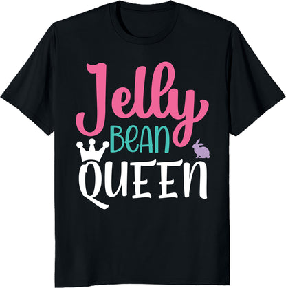 Jelly Bean Queen T-Shirt - Cute Easter Candy Lover Tee, Spring Sweet Treat Shirt, Printed in USA