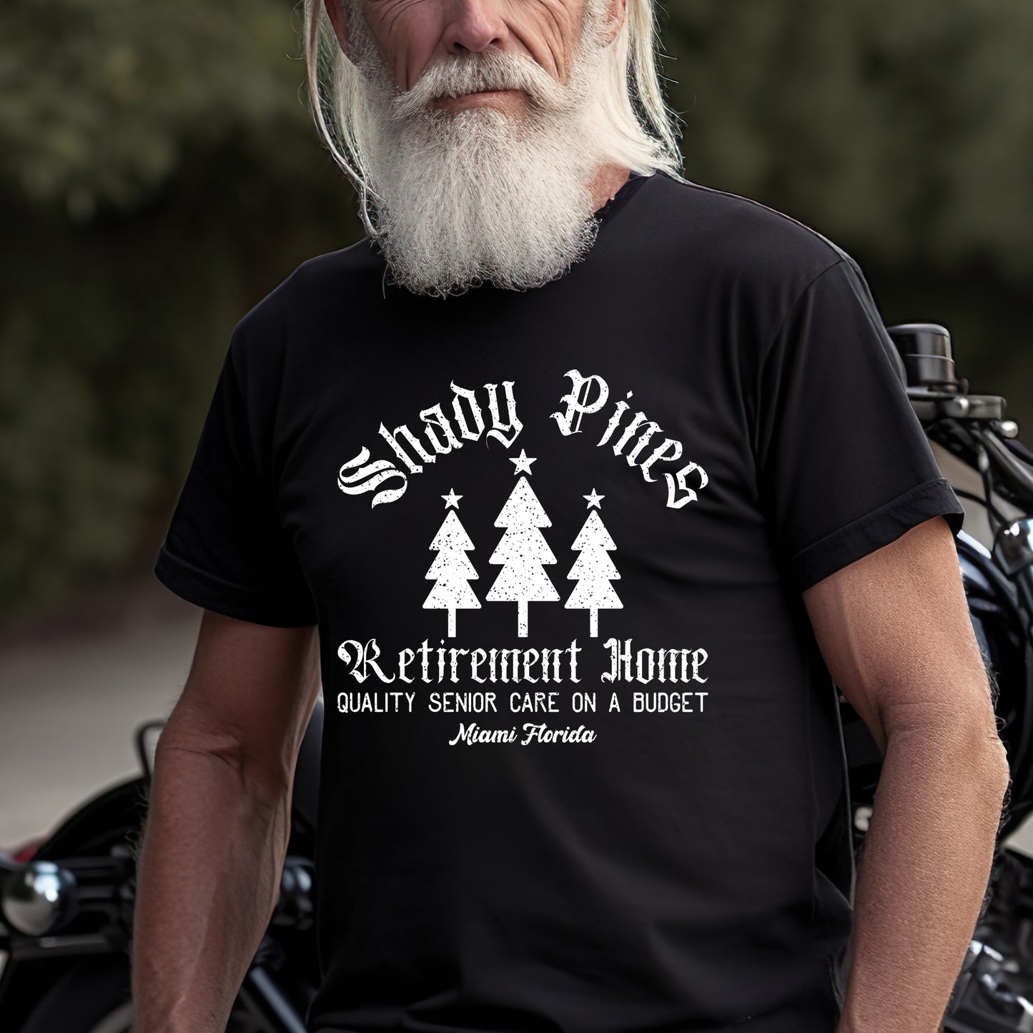 Shady Pines Retirement Home T-Shirt, Funny Golden Inspired Retro Tee for Seniors