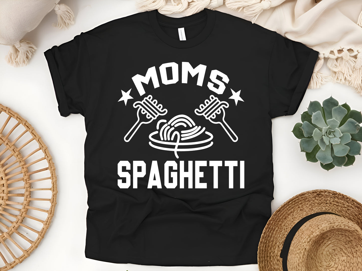 Mom’s Spaghetti Shirt - Funny Mother’s Day Tee - Retro Mom Gift Unisex T-Shirt