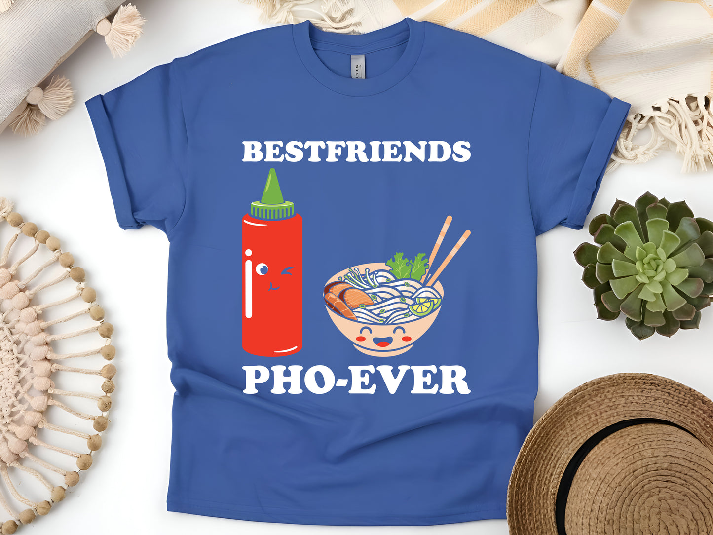 Best Friends Pho Ever T-Shirt - Cute Asian Food Tee - Funny Noodle Soup Lovers Gift Unisex Shirt