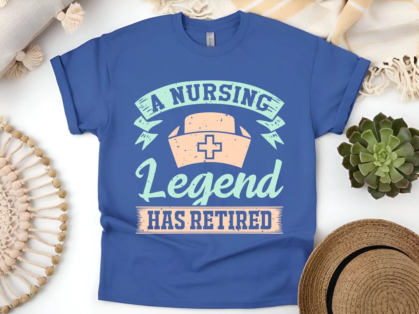 A Nursing Legend Has Retired T-Shirt – Proud Retirement Shirt for Nurses – Perfect Gift for Retired Nurses