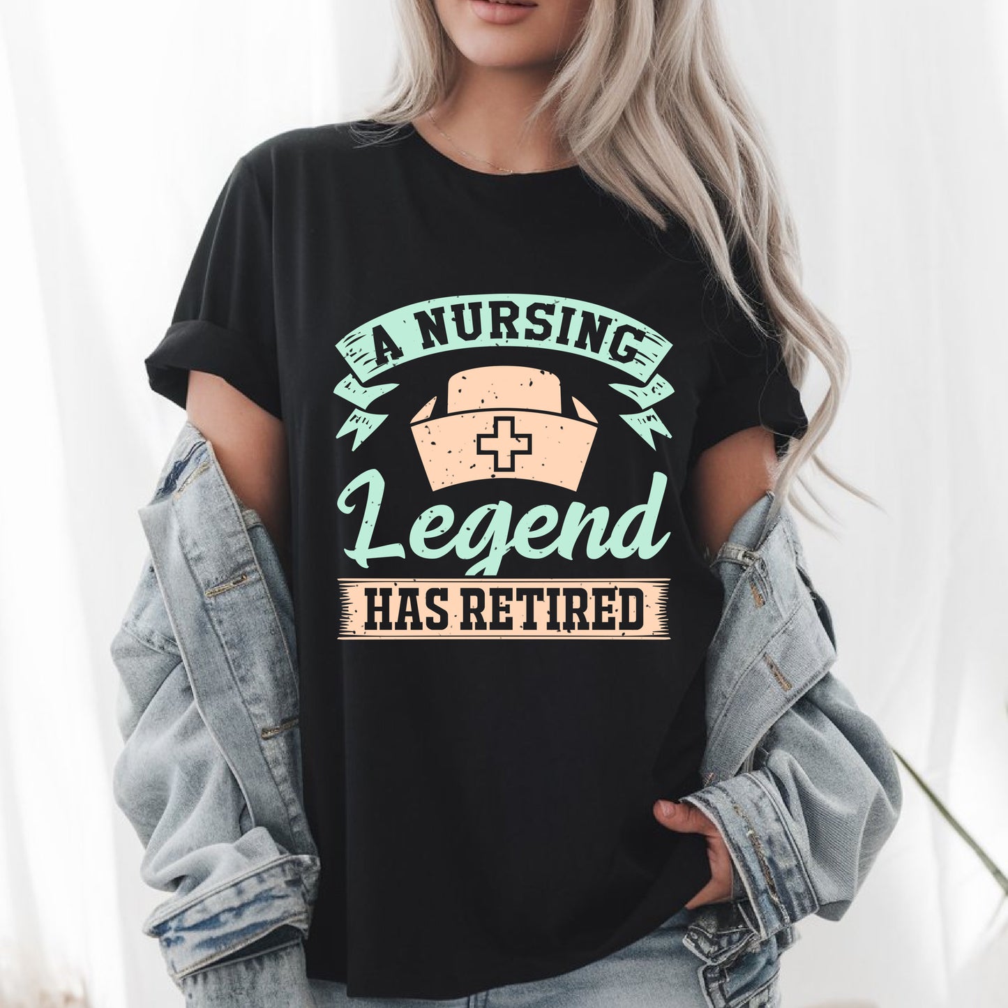 A Nursing Legend Has Retired T-Shirt – Proud Retirement Shirt for Nurses – Perfect Gift for Retired Nurses