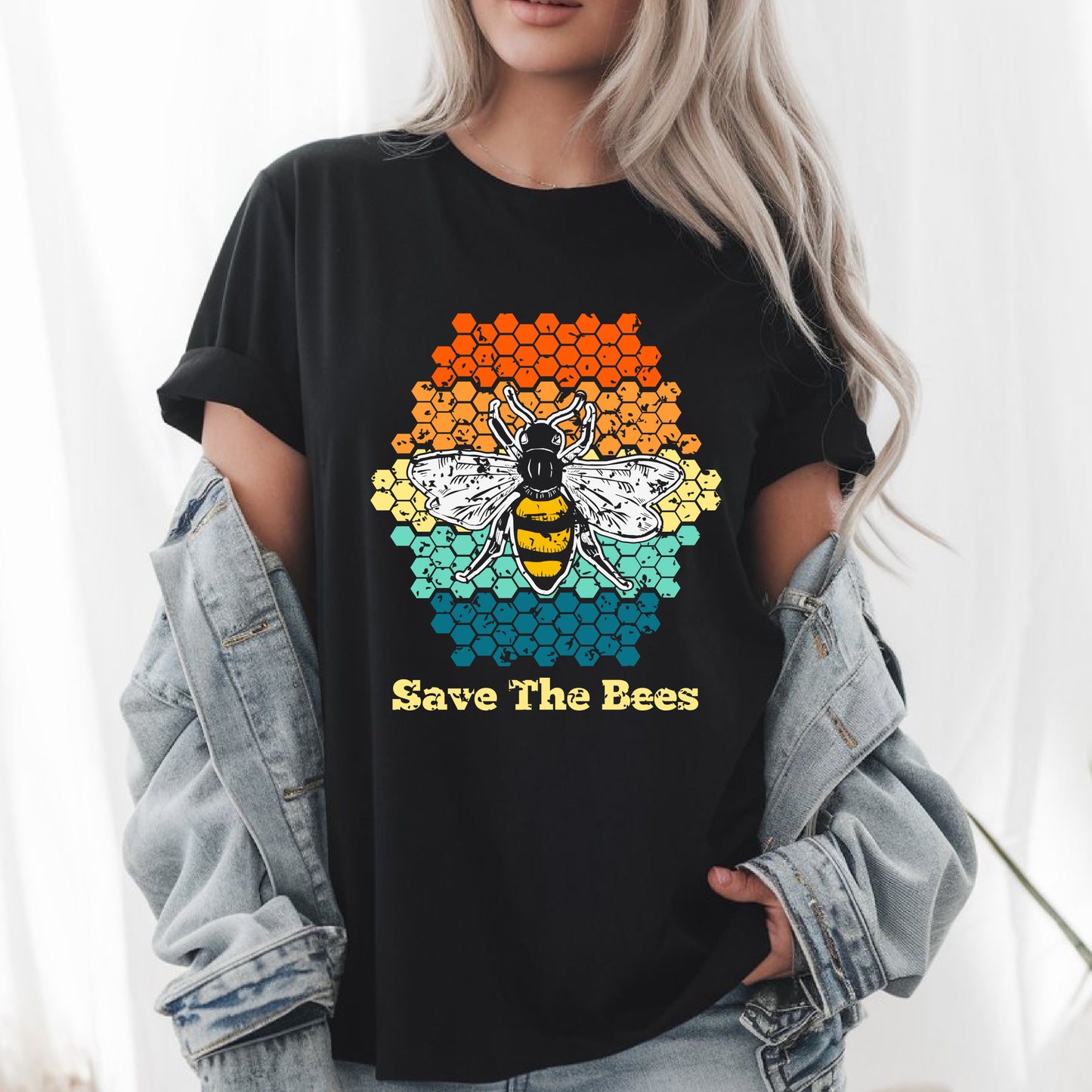 Save the Bees T-Shirt, Bee Conservation Shirt, Environmental Awareness Gift