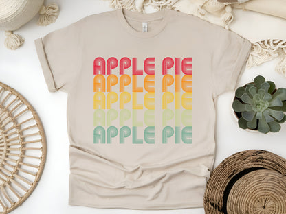 Retro Apple Pie T-Shirt – Vintage Aesthetic Foodie Tee