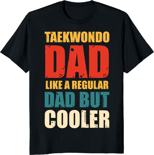 Taekwondo Dad – Vintage Martial Arts Father’s Day T-Shirt