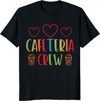 Lunch Lady Valentine's Day Tee Cafeteria Crew Groovy Valentine Unisex T-Shirt