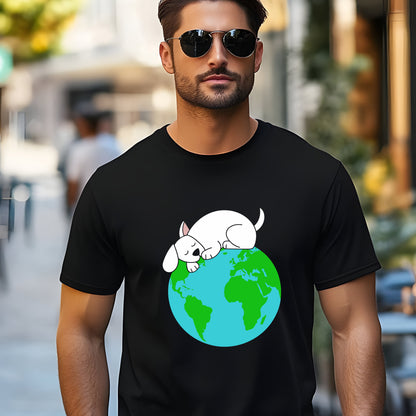 Earth Day Dog – Eco-Friendly Pet Lover T-Shirt