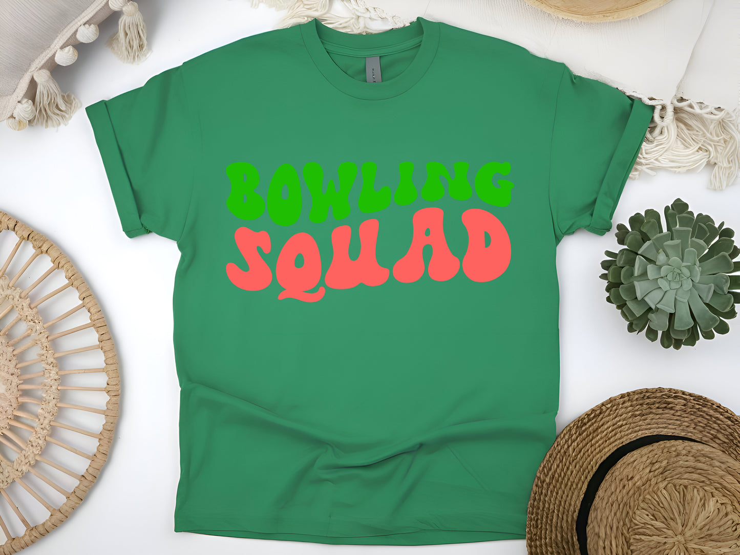 Bowling Squad T-Shirt Funny Team Matching Outfit for League Nights and Tournaments