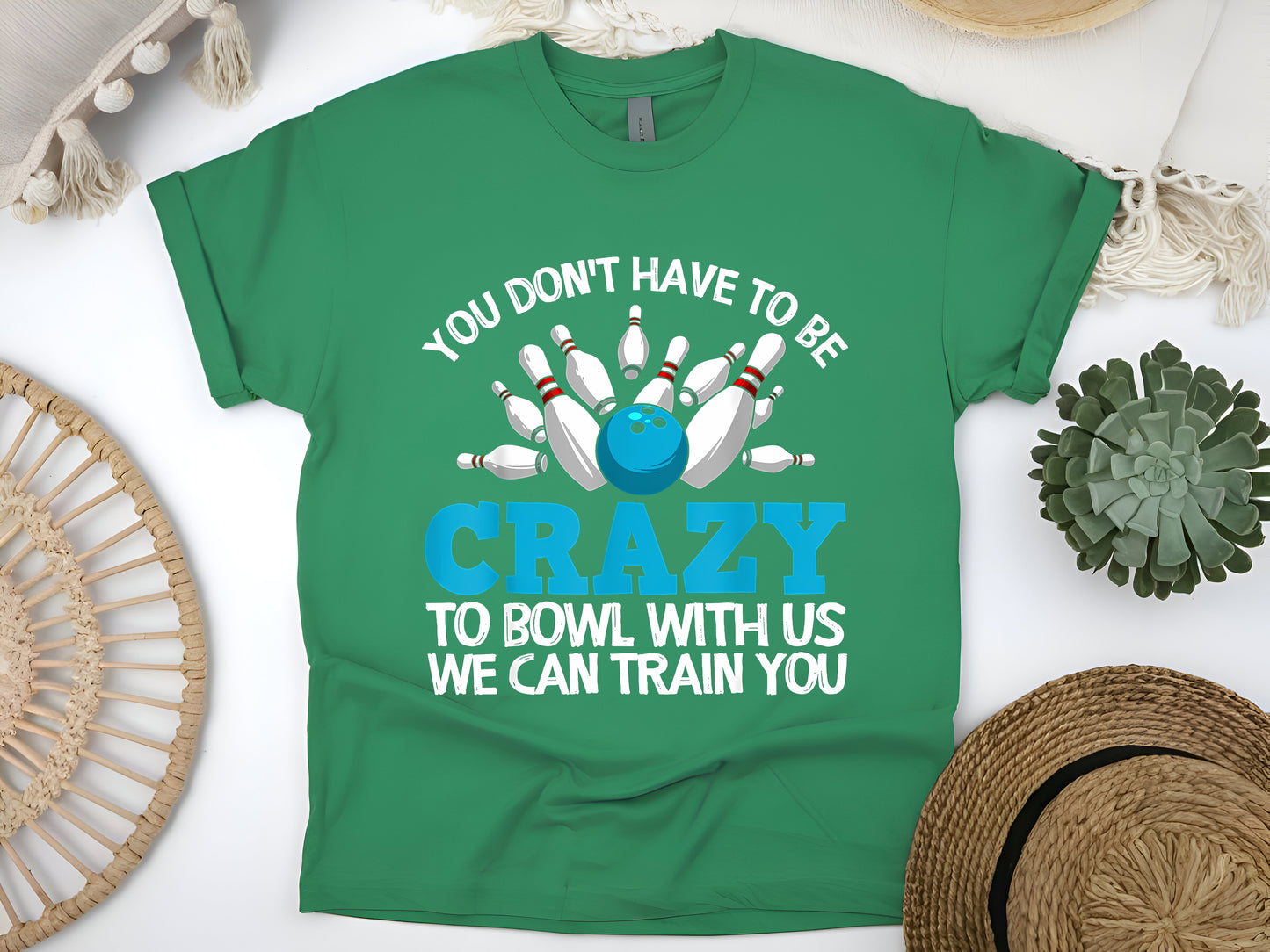 Funny Crazy Bowling Gift T-Shirt – Perfect for Bowlers & Ten Pin Players – Fun Bowling Tee for Men & Women