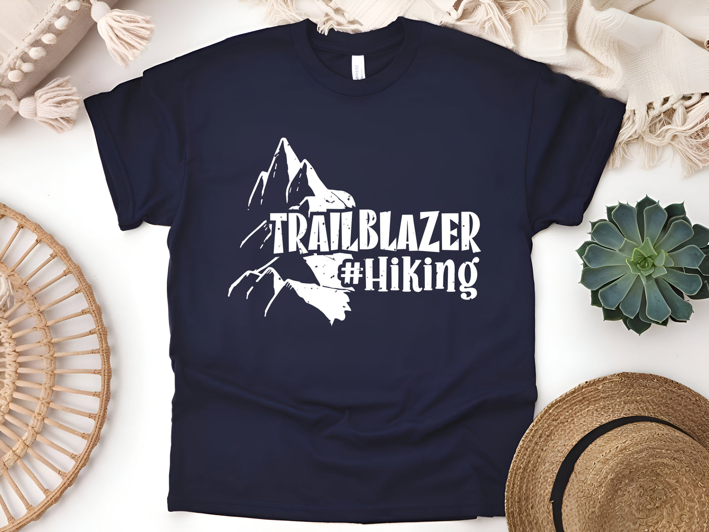 Trailblazer Hiking T-Shirt - Outdoor Adventure Nature Lover Tee