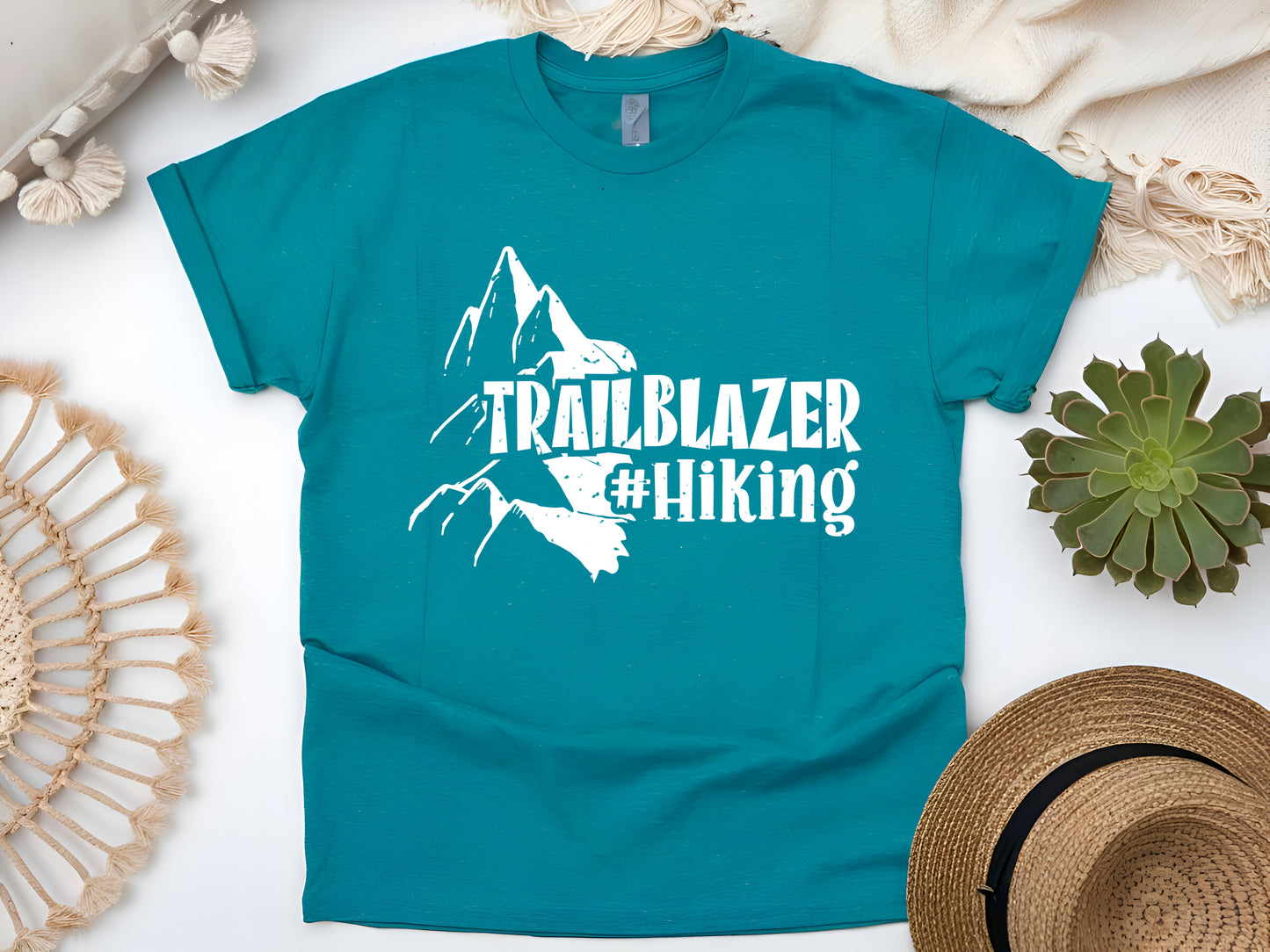 Trailblazer Hiking T-Shirt - Outdoor Adventure Nature Lover Tee