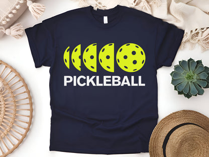 Pickleball Moon T-Shirt - Retro Pickleball Lover Unisex Tee