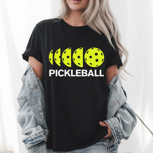 Pickleball Moon T-Shirt - Retro Pickleball Lover Unisex Tee