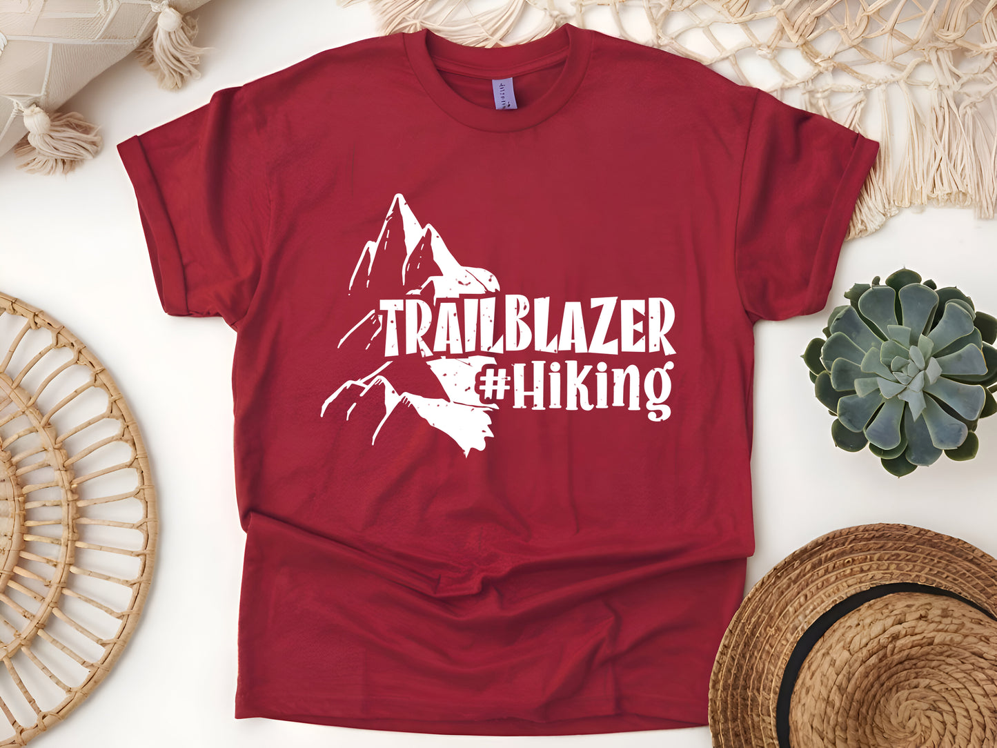 Trailblazer Hiking T-Shirt - Outdoor Adventure Nature Lover Tee