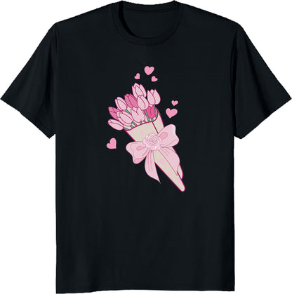 Tulips Flower Unisex Tee - Florist Gift & Garden Lover T-Shirt