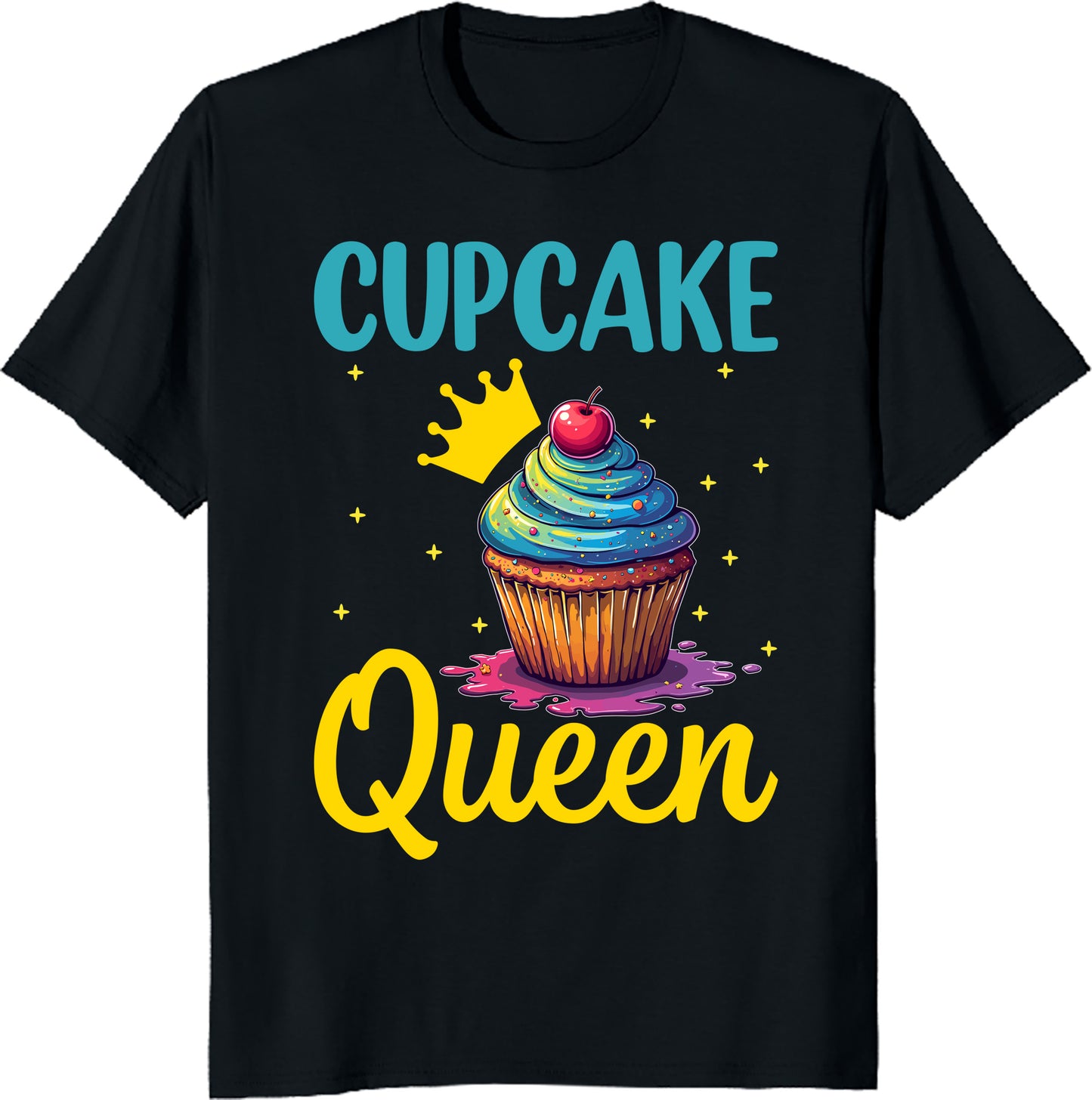 Cupcake Queen Unisex Tee - Cute Baking Lover T-Shirt