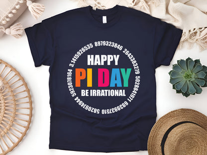 Happy Pi Day Shirt, Funny Math Teacher Tee, Nerdy Pi Lover Gift, Math Coach T-Shirt, 3.14 Pi Day Pie Shirt, STEM Geek Gift