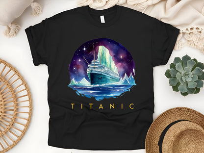 Titanic Cruise Ship T-Shirt - Historic April 15th, 1912 Iceberg Tragedy Graphic Tee - Nautical History Shirt