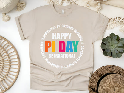 Happy Pi Day Shirt, Funny Math Teacher Tee, Nerdy Pi Lover Gift, Math Coach T-Shirt, 3.14 Pi Day Pie Shirt, STEM Geek Gift