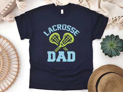 Lacrosse Dad T-Shirt – Funny Lax Father Tee, Cool Gift for Proud Lax Dads, Game Day Sports Shirt, Unisex Fit for Fathers