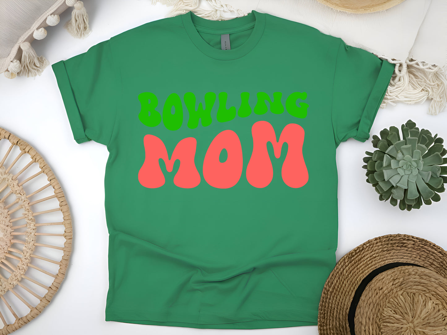 Bowling Mom T-Shirt Funny Bowling Lover Gift for Proud Sports Moms