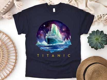 Titanic Cruise Ship T-Shirt - Historic April 15th, 1912 Iceberg Tragedy Graphic Tee - Nautical History Shirt