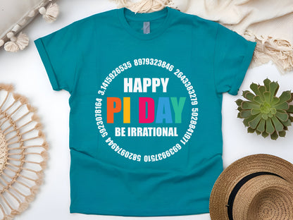 Happy Pi Day Shirt, Funny Math Teacher Tee, Nerdy Pi Lover Gift, Math Coach T-Shirt, 3.14 Pi Day Pie Shirt, STEM Geek Gift