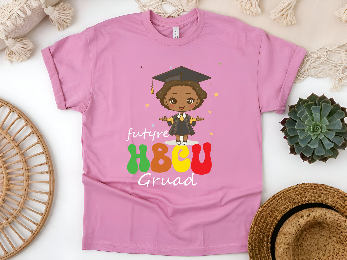 Future HBCU Grad T-Shirt – Black Girl Graduation Tee, Historically Black College Shirt, HBCU Pride Gift, Unisex Kids College Tee