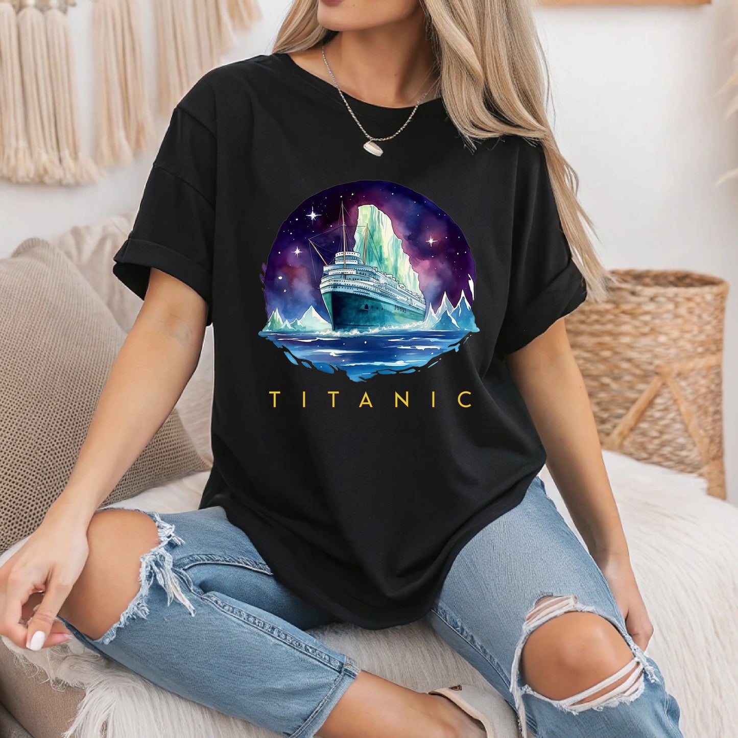 Titanic Cruise Ship T-Shirt - Historic April 15th, 1912 Iceberg Tragedy Graphic Tee - Nautical History Shirt