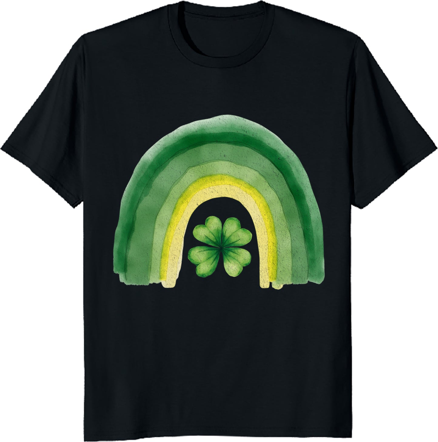 Green Rainbow Saint Patrick's Day T-Shirt - Lucky St. Paddy's Day Tee