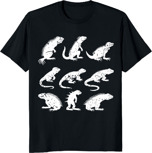 Types of Lizards Shirt - Reptile Herpetology Tee - Cool Lizard Species Graphic Unisex Tee