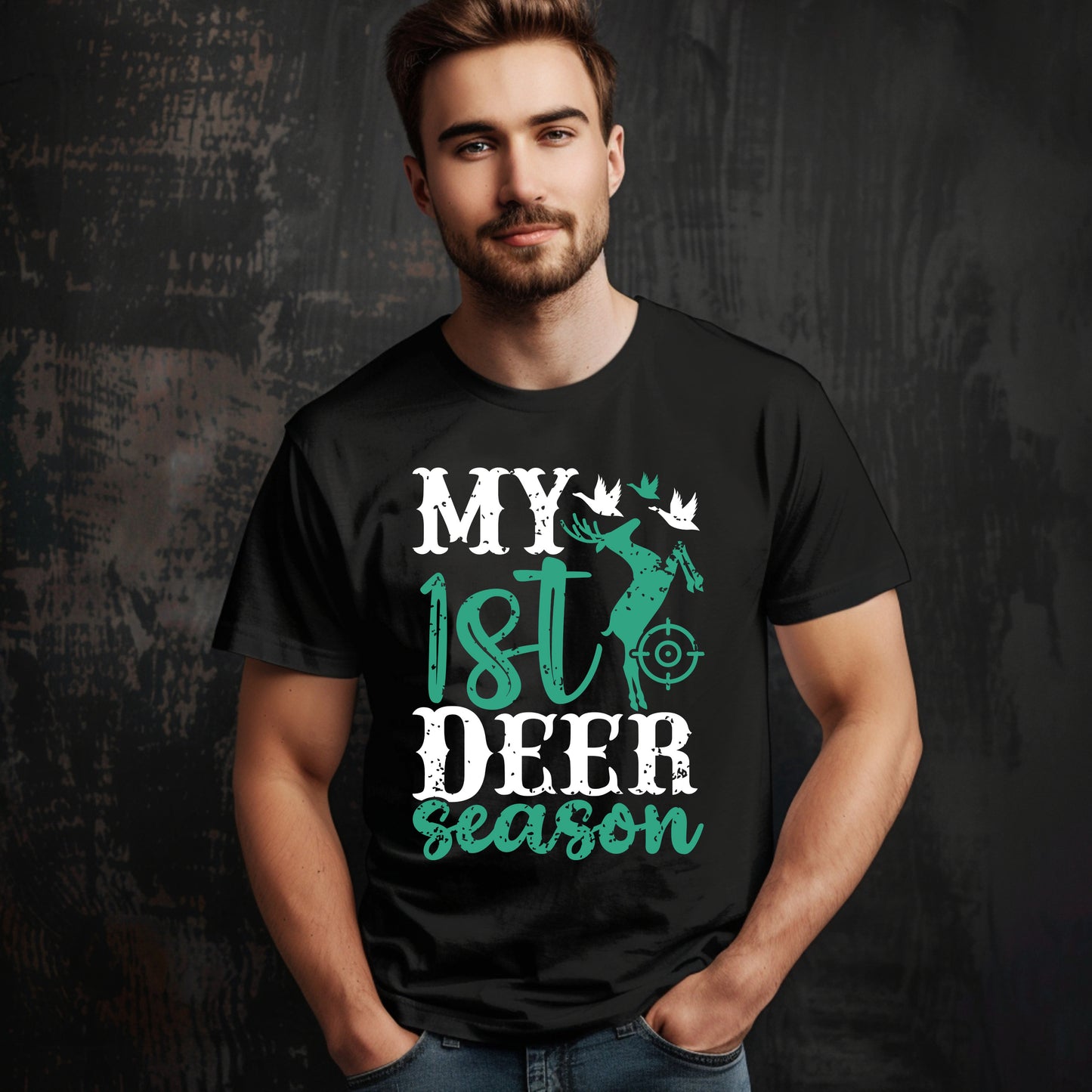 My First Deer Season T-Shirt – Funny Hunting Tee for New Hunters & Outdoor Enthusiasts