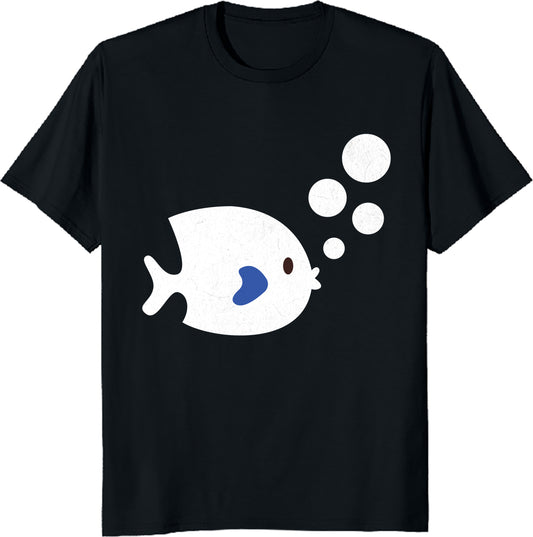 Fish bubbles T-Shirt, Gift For Him - Gift for Dad