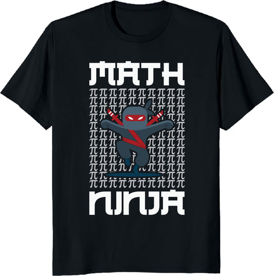 Math Teacher-Skinite Unisex Tee - Math Ninja Shirt - Funny Math Teacher Gift