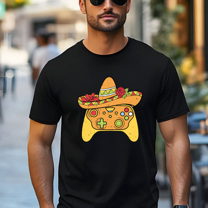 Video Game Cinco de Mayo Gamer Boys T-Shirt, Fun Fiesta Gamer Shirt, Cinco de Mayo Video Game Party Tee