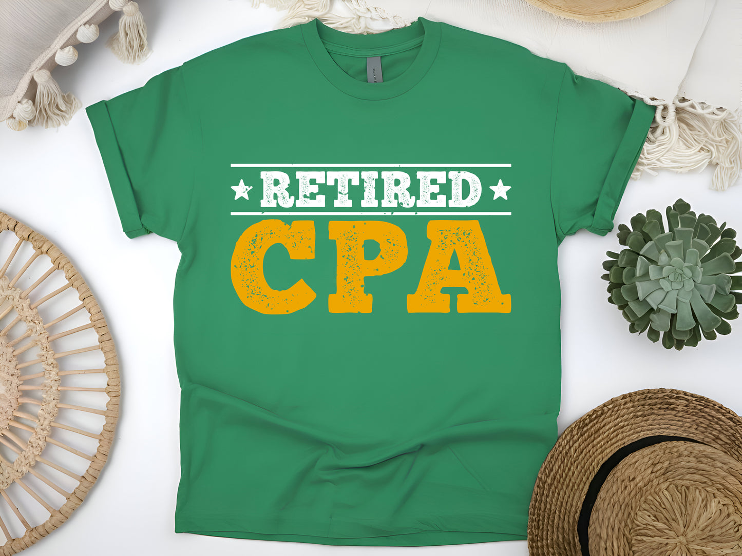 Retired CPA T-Shirt - Funny Accountant Retirement Gift, Former Accountant Tee, Unisex Retired Life Shirt