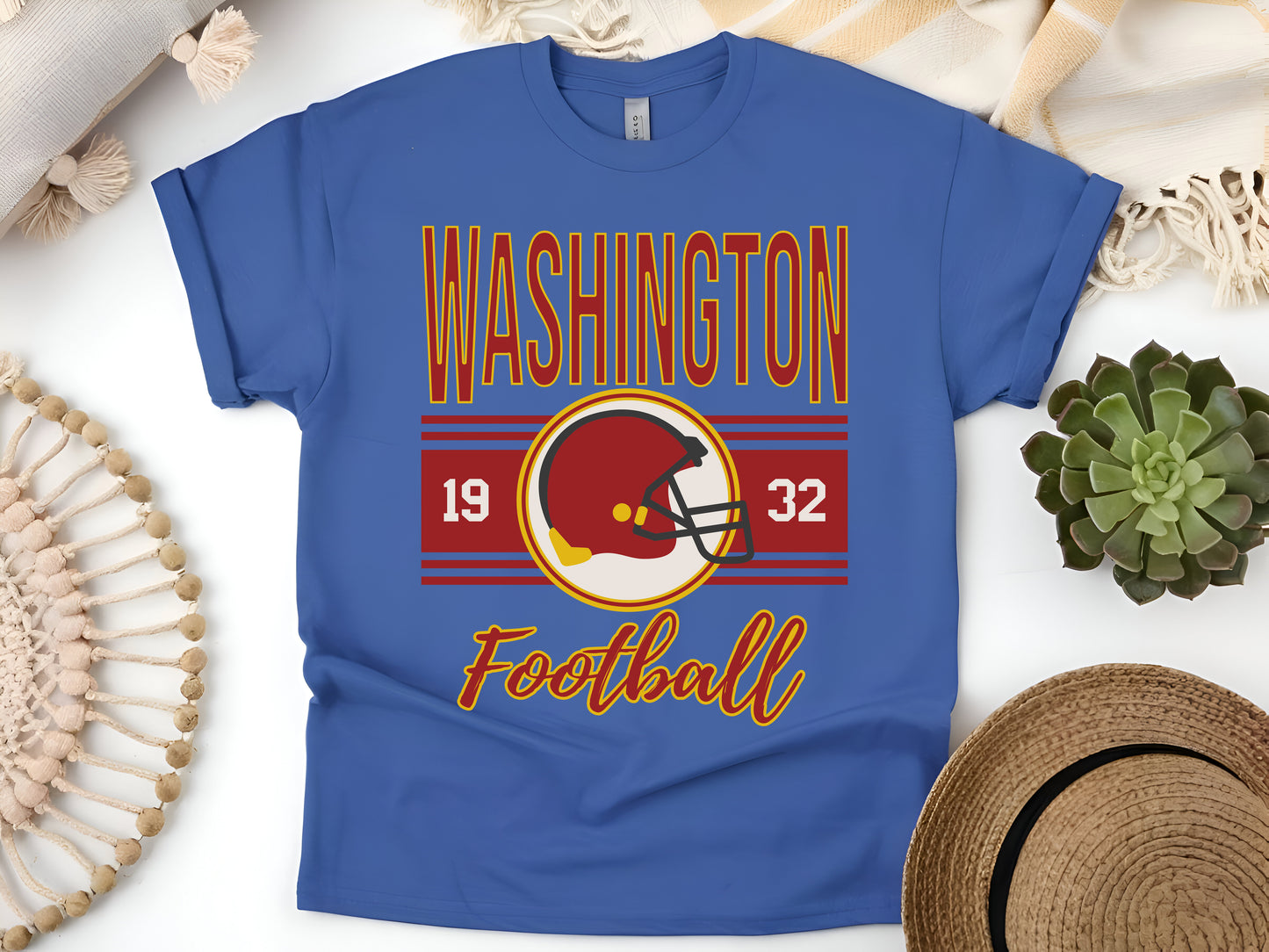 Washington Football 1932 T-Shirt – Vintage Retro Football Fan Tee – Classic Washington Sports Lover Shirt