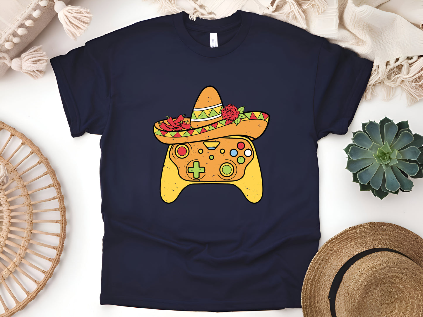 Video Game Cinco de Mayo Gamer Boys T-Shirt, Fun Fiesta Gamer Shirt, Cinco de Mayo Video Game Party Tee