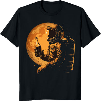 Space Pirate Rum T-Shirt – Funny Cosmic Pirate Tee – Sci-Fi Drinking Shirt – Printed in USA